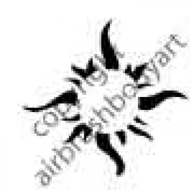 0226 belly button re-usable stencil